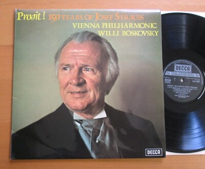 SXL 6817 Prosit! 150 Years Of Josef Strauss Boskovsky VPO 1976 Decca Stereo LP