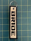 BRIDE Two Side Tan Green Black Letter Key Chain Tag Zipper Pull 5" x 1" 13 x 3cm — photo 2