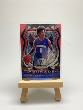 Jaden Mcdaniels Prizm Draft Picks Crusade Red White Blue Rookie Card NBA #91