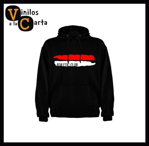 Sudadera Negra capucha Athletic Club Fútbol Hombre Niño Roly | eBay