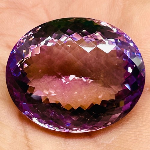 VVS 82 Cts Natural Ametrine Certified Huge Pendant Size Oval Untreated Gemstone - Picture 21 of 22