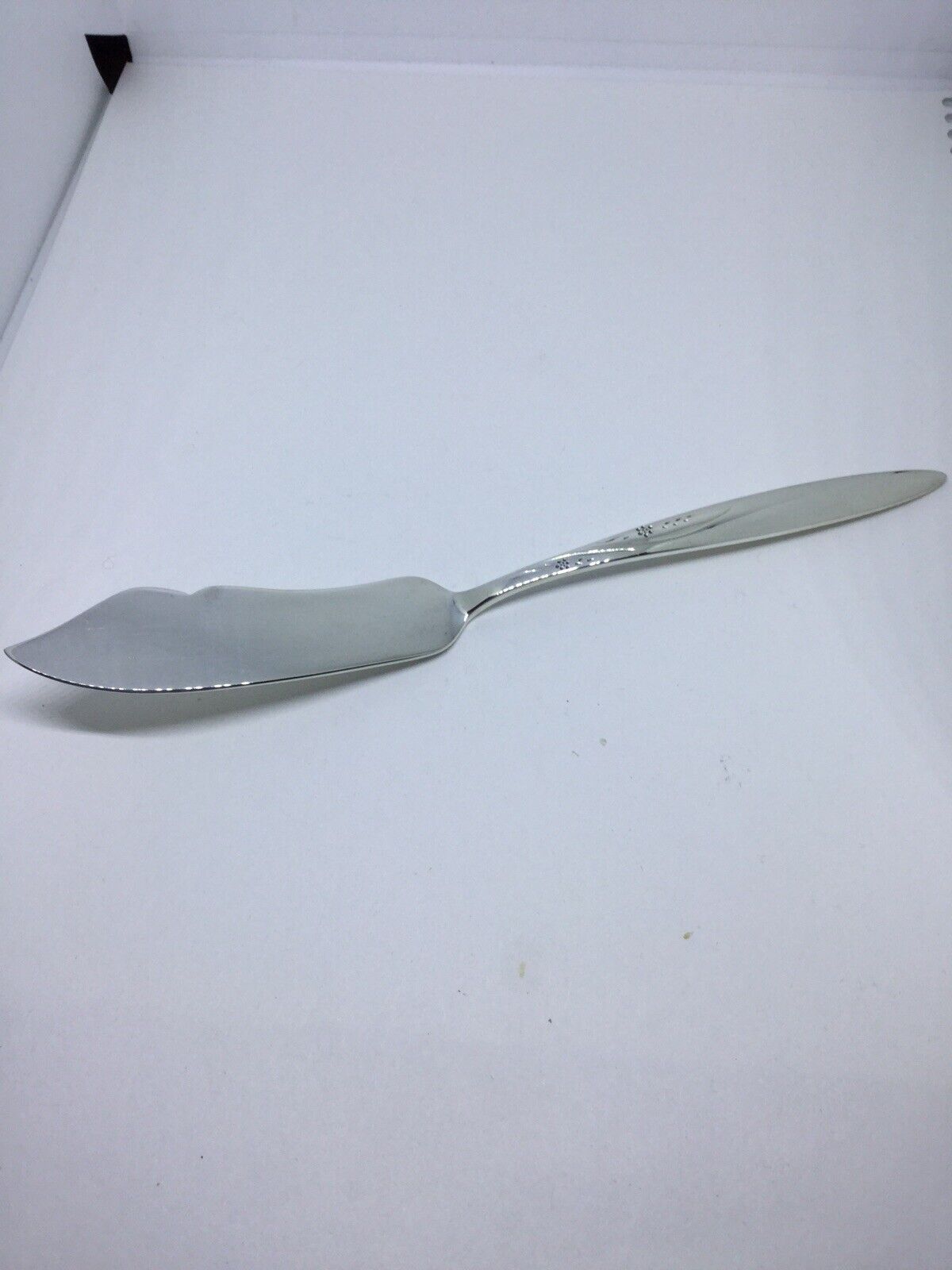 Silverware Easterling Flathandle Master Butter Knife Helen Brand Floral Design 