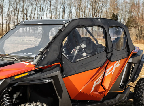 SuperATV Primal Soft Cab Enclosure Upper Doors For Polaris RZR Turbo R4/ XP4 - Picture 2 of 5