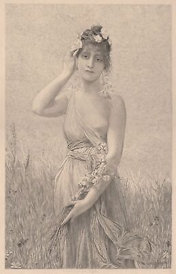 Print Jules Joseph Lefebvre Morning Glory