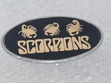 SCORPIONS - Logo - Old OG Vtg 70/80's Metal Pin Badge By Clubman Rare