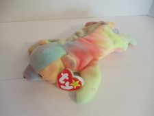 Ty Beanie Baby Sammy Plush Bear 9" Tie Dye Stuffed Animal Retired with Tag