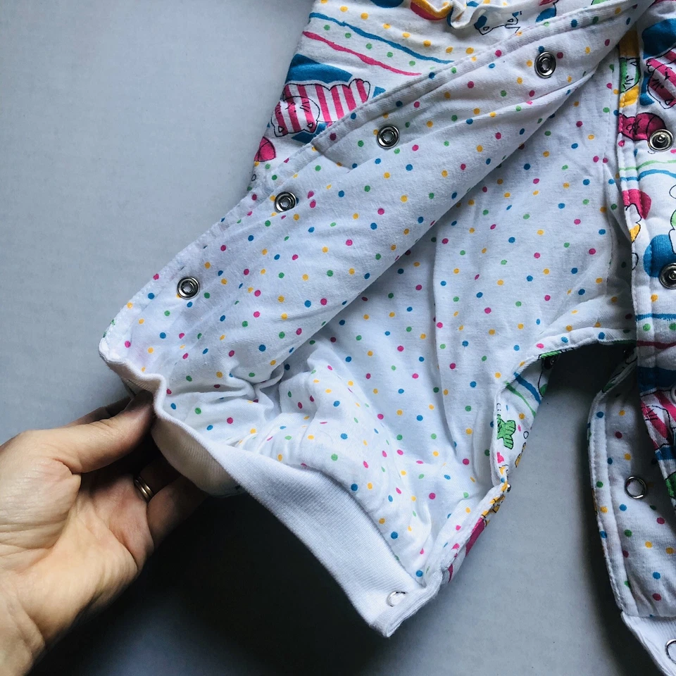 Bright Future Colorido Gato Pez Exterior Cálido Conjunto de Una Pieza Talla 6/9 Meses A380 Foto 2 de 4