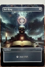 Sol Ring Proxy Card with Custom designed art