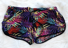 Vintage 90s No Boundaries Shorts Tropical Print Women's Size S