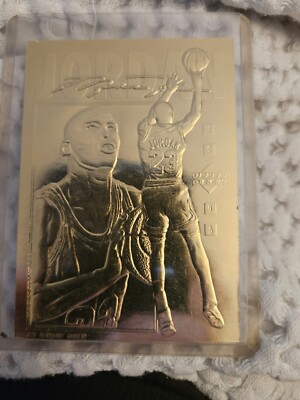 Michael Jordan 1995 UPPER DECK 23K GOLD CARD #D /25,000 CHICAGO