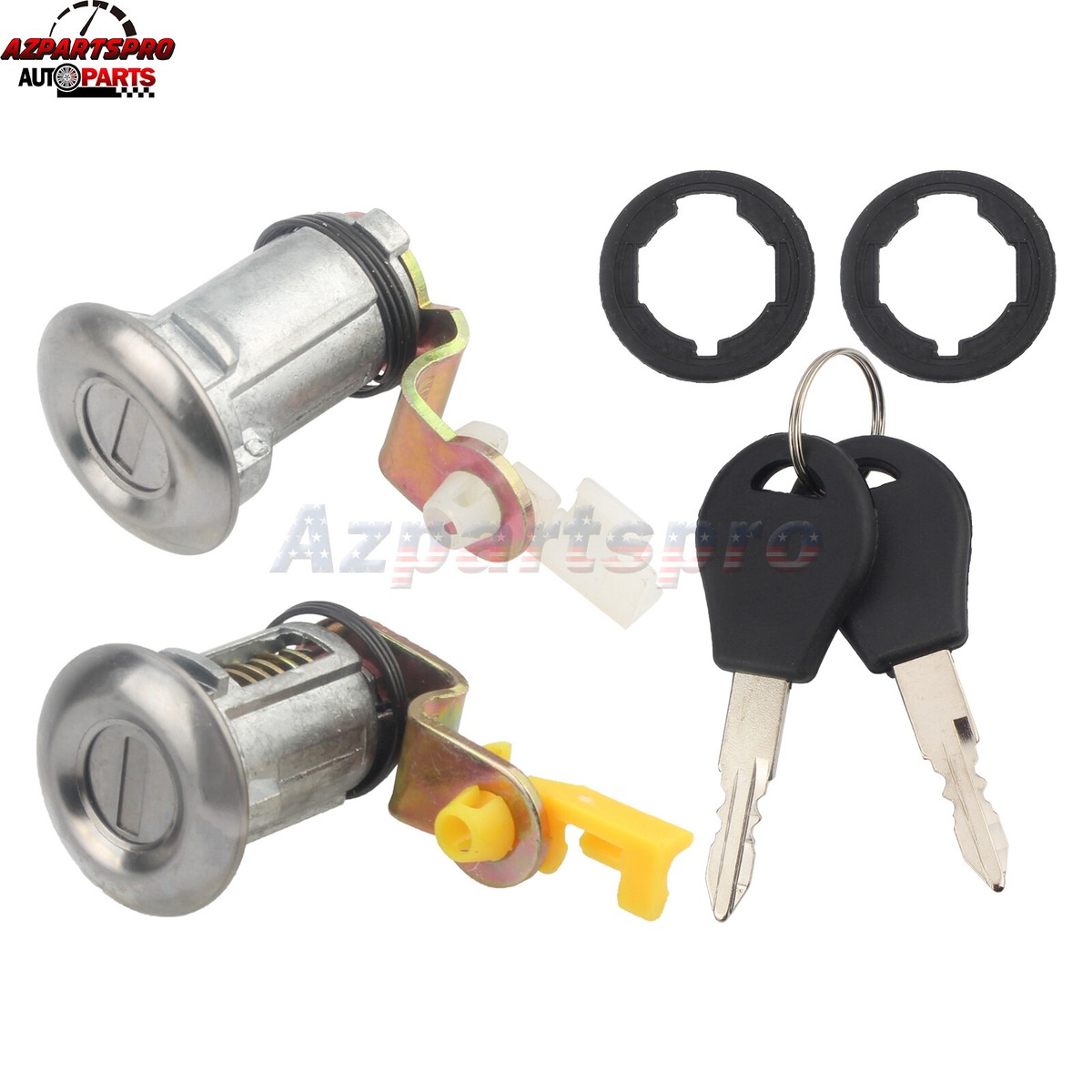Door Lock Set w/ Key For Nissan D21 1986 1987 1988 1989 1990 1991