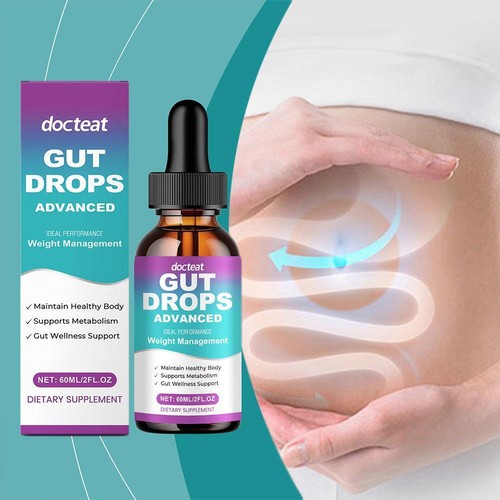 60ml GUT DROPS Advanced Performance Weight Management Gut Wellness Support New - Picture 4 of 13