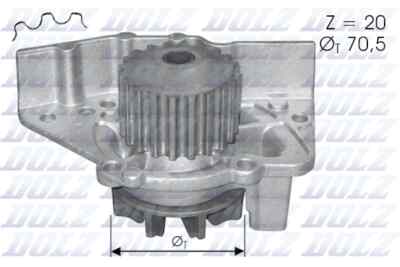 DOLZ C119 Wasserpumpe für CITROËN,FIAT,LADA,PEUGEOT,SUZUKI