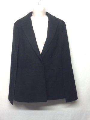 IMAN Global Chic SHALL COAT JACKET COVER UP BLACK SIZE L FANCY