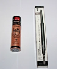 Wet n Wild MegaGlo Hello Halo Liquid Highlighter #309B  + Micro Brow Pencil #648