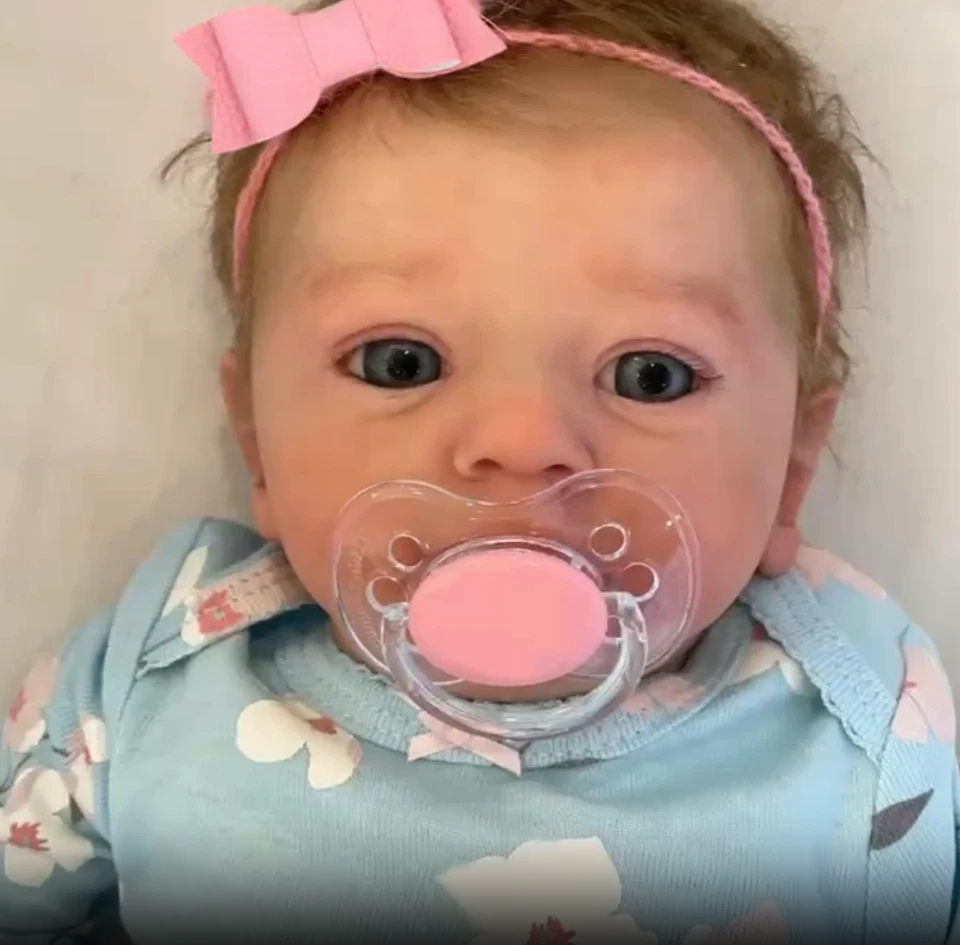 New 18 inch Reborn Dolls Finished Felicia Realistic Lovely Newborn - Immagine 3 di 3
