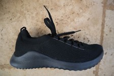 New Black Textile AETREX Carly Laced Sneakers US 5 - 5.5 EU 36