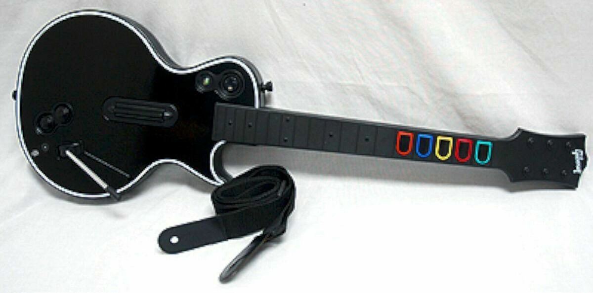 OFFICIAL Guitar Hero XBOX 360 Wireless LES PAUL Game OFFICIAL Guitar Hero XBOX 360 Wireless LES PAUL Game