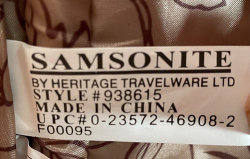 Samsonite by Heritage Travelware Ladies Zip-Around Tote Laptop Bag. Black. 17” - 第 21/22 張圖片