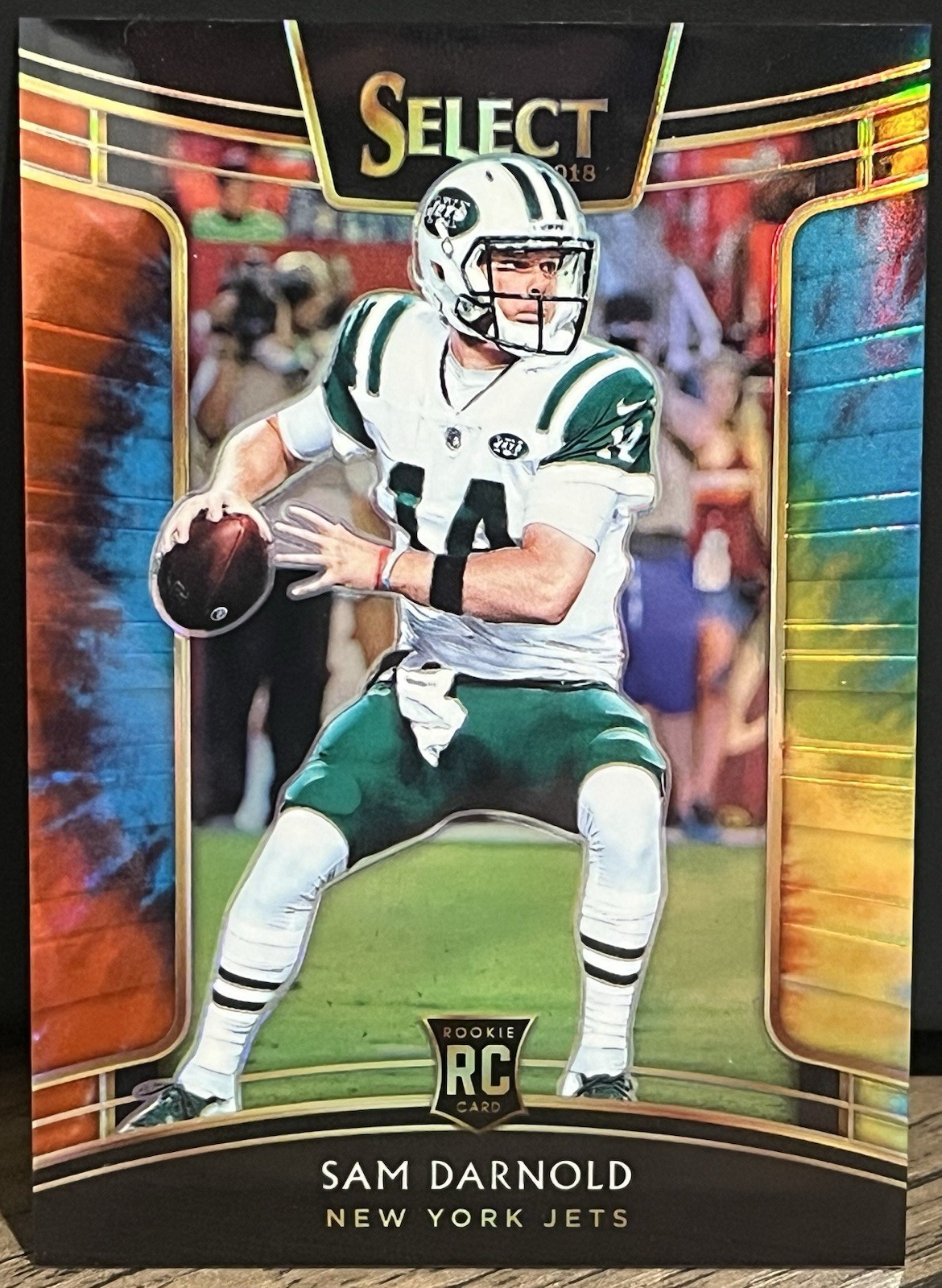 2018 Select Football Sam Darnold Rookie Concourse Tie-Dye 02/25 Seahawks