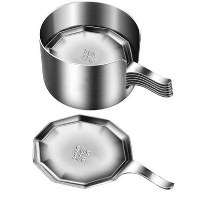 Verdickte 316L Edelstahl Saucenplatte für Gewürze und Dippsauce