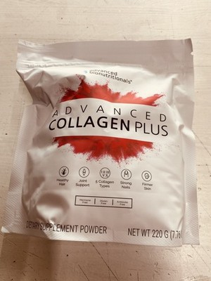 Advanced Collagen Plus Powder   5 Types of Collagen I, II, III, V, X with Bio...
