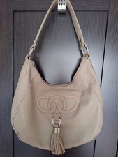 POURCHET - Handtasche - creme - Leder !