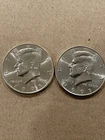 1995 P&D Kennedy Half Dollar Two Coin Set-Nice Rim- Free Shipping