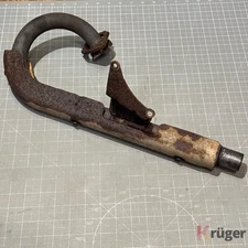 03 Yamaha Kodiak 400 OEM Exhaust Header Pipe Front Head Pipe B18