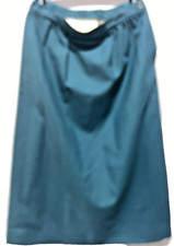 Vintage Pendleton Women's Wool Teal Skirt, Size 8