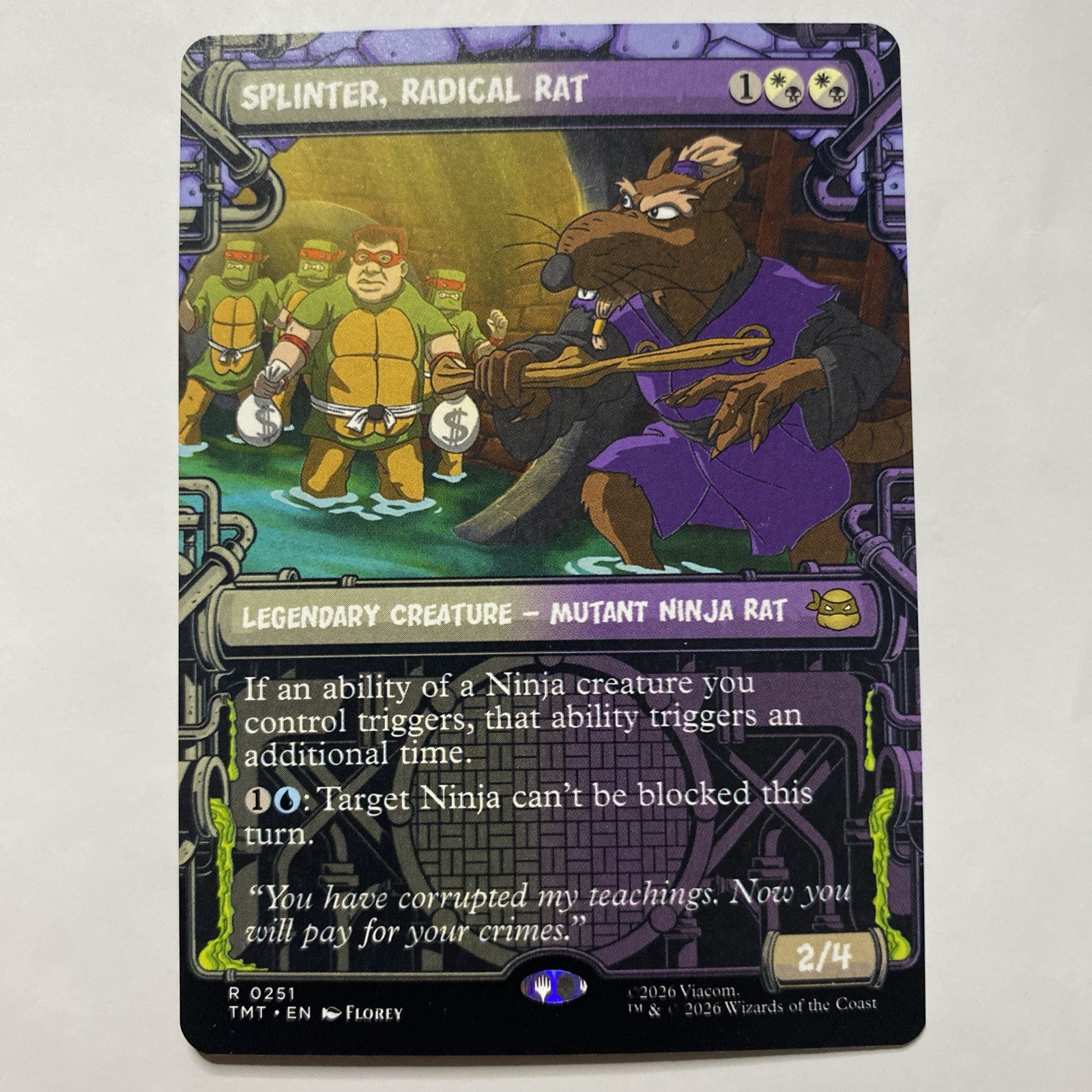 MTG Splinter, Radical Rat - 0251 R Teenage Mutant Ninja Turtles Regular
