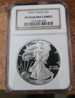 1998 p silver American eagle NGC PF 69 Ultra Cameo