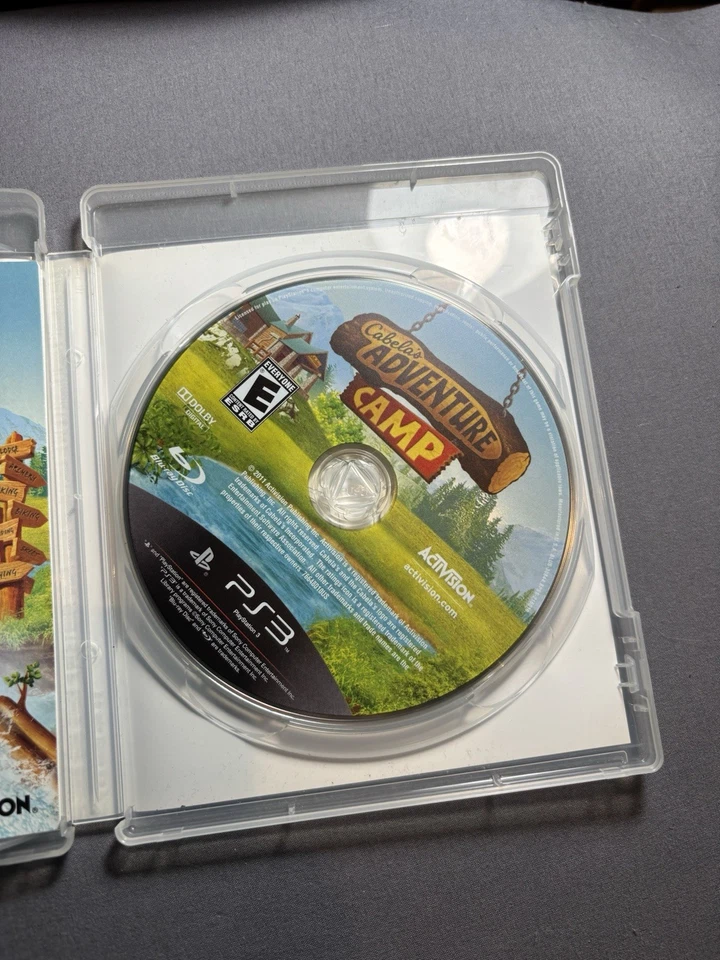 Cabela's Adventure Camp PS3 Sony PlayStation 3 - 2011 CIB w/Manual & Insert - Image 4 of 4