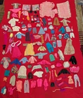 Vintage 1960s & up Barbie Doll Clothes Dresses Others Lot 125 + pieces Need TLC