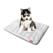 Dog Crate Mat 24" X 18" , Small Dog Bed for Crate, Soft Plush Bed Pad Machine Wa