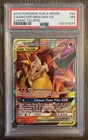 2019 POKEMON SUN & MOON COSMIC ECLIPSE #22 CHARIZARD & BRAIXEN GX PSA 7