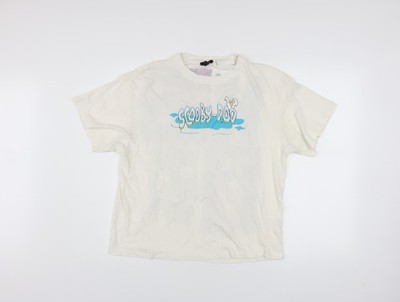 Mavi Herren T-Shirt weiß Scooby-Doo Grafikdruck Baumwolle Einheitsgröße