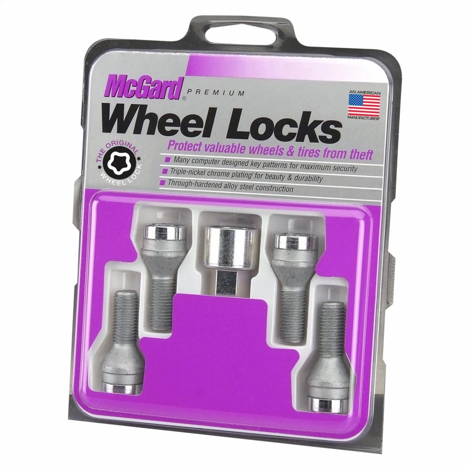 McGard Wheel Lock Bolt Set For BMW 428i/435i Gran Coupe 2015 2016 Chrome 4-Pack - Image 3 of 4