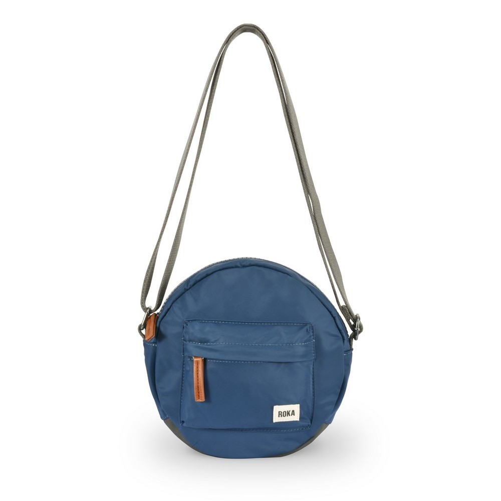 Roka Paddington B Recycled Nylon Small Crossbody Bag Pacific