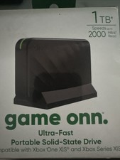 Onn Game Ultra-Fast Portable 1TB Solid-State Drive Xbox Series X|S & One - NEW™