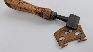 Antique John A Gould BOSTON Luthier Violin Bridge Brand Stamp Branding Iron 4
