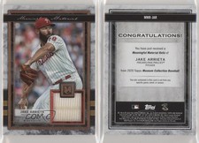 2020 Topps Museum Collection Meaningful Materials Relics Copper /35 Jake Arrieta