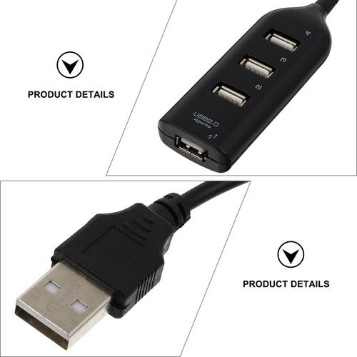 USB-Hub USB-2.0-Hub Mit 4 Anschlüssen USB-Erweiterung Übertragen - 第 11/12 張圖片