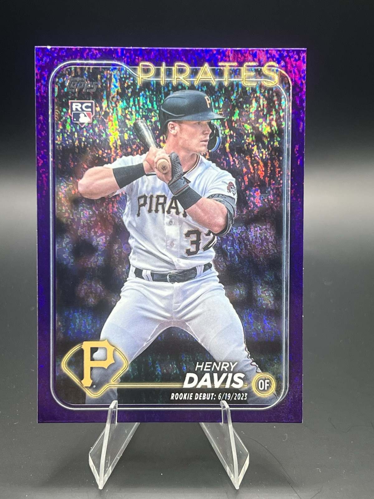 Henry Davis 2024 Topps Update Series #US162 Purple Foilboard /799