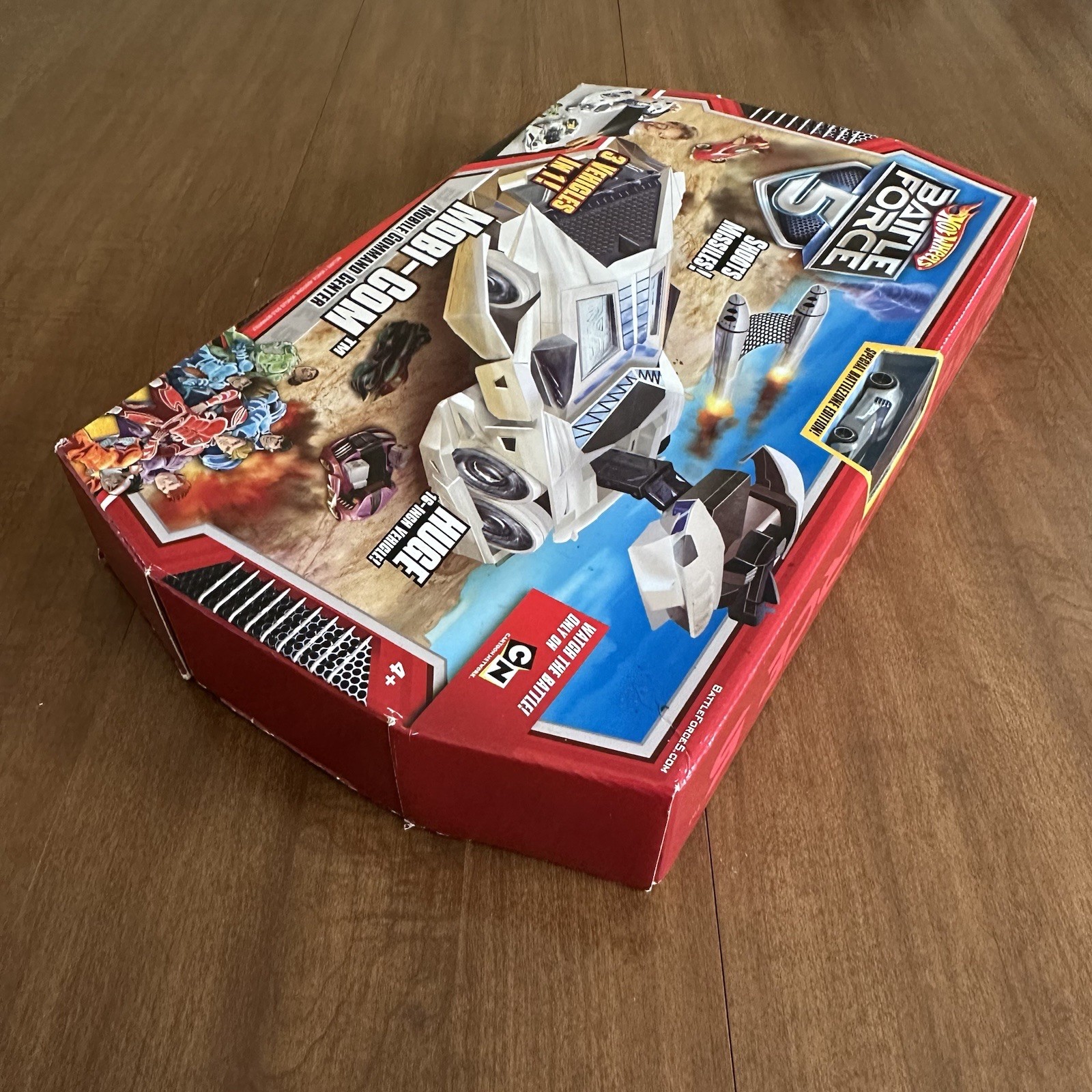 2009 Hot Wheels Battle Force 5 Mobi-Com Mobile Command Center, New In Box, Rare!