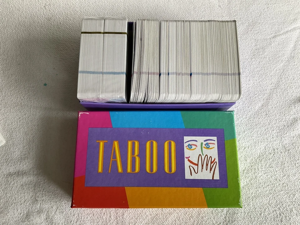 Retro Family “Taboo” Game Of Unspeakable Fun, MB, 1993 **Some Cards Sealed** - Image 4 of 4