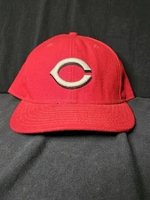 Cincinnati Reds Official On Field  Size 7 1/2 Red Cap Hat 59fifty Free Shipping 