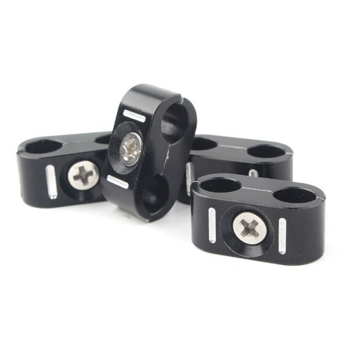 4x Brake Throttle Cable Wire line Clips Holder Clamp Fit Harley 1984-UP 1985 96 - Picture 8 of 9