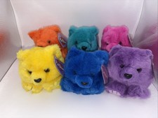 Puffkins Bear Lot Of 6 With Tags Mango, Telly, Rosie, Buttercup, Skylar, Violet
