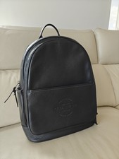 Coach Men's Leather Backpack Black